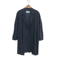 日本製最高級カシミヤ100% TESTA VIERA ロングコート ブラック 黒