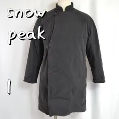 【極美品】Snow Peakスノーピーク 日本製 インディゴC/Nダウンコート JK-21AU401 1(XS) 黒ブラック【古着】【中古】【送料無料】のサムネイル