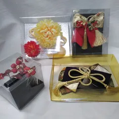 華やかな花飾りと髪飾りのセット 【現状品】 S794