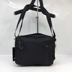 2062 【未使用保管品】adidas アディダス ショルダーバッグ 肩掛け ブラック ポリエステル デッドストック 汚れ有