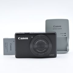 Canon キヤノン PowerShot S200 ブラック コンパクトデジタルカメラ【中古】
