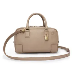 ロエベ A039N07X02 アマソナ23 スモール ソフトグレインカーフ サンド ベージュ 2WAY 斜め掛け ショルダー ハンドバッグ レザー ゴールド金具 LOEWE（新品・未使用品）