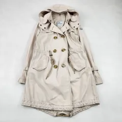 MONCLER　トレンチコート　希少　TARIEC　ロゴワッペン　ベージュ