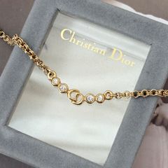 3101 極美品✨ Dior ネックレス CD ロゴ 希少 刻印 cm - メルカリ