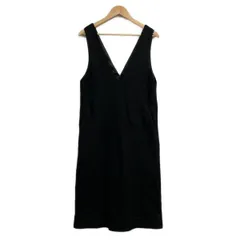 23区(ニジュウサンク) ワンピース サイズ38 M レディース美品  - 黒 Vネック/ノースリーブ/ロング