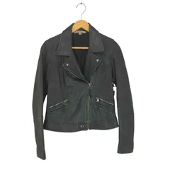 ザラ ZARA TRF レザーダブルライダースジャケット レディース  USA L
