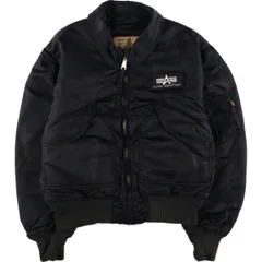 古着 民間品 アルファ ALPHA CWU-45/Pタイプ 中綿入り ミリタリー フライトジャケット メンズL相当/eaa610265