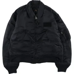 古着 民間品 アルファ ALPHA CWU-45/Pタイプ 中綿入り ミリタリー フライトジャケット メンズL相当/eaa610269
