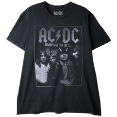 AC/DC HIGHWAY TO HELL フェード バンドTシャツ 黒 - メルカリ