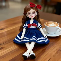 BJDドール 交換衣装 1/6スケール 高校生 女子高生 制服 JK セーラー服 着せ替え人形 服 女性 レディース かわいい おしゃれ バービー人形サイズ フィギュア t9863