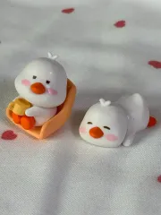 まとめ売り） 휴식하는 오리 가챠 フィギュア 2種