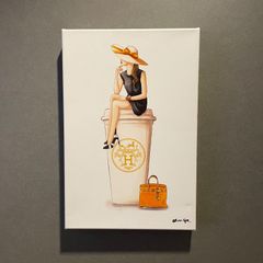 美品 Oliver Gal オリバーガル キャンバス アートボード ポップアート