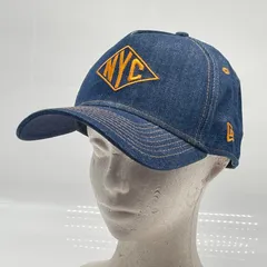 KO3827□ニューエラ New Era NYC デニムキャップ スナップバック