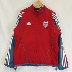 00s Adidas FC BAYERN MUNCHEN  トレーニングウェア ジャケット サイズⅬ 裏メッシュ 08021008 01 難あり