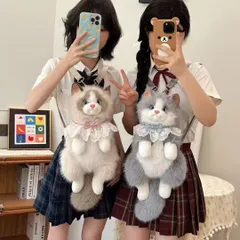 [最新作 超レア] リアル ラグドール 猫 リュック ぬいぐるみ バッグ [選べる3色]通学・  お出かけ デート 大人可愛い 新品 未使用