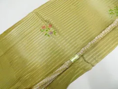 【一輝堂】和装小物 帯締め帯揚げセット 夏物 夏 平組 美品 帯締 帯揚 26w01-1042