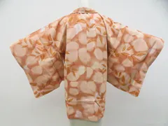 【京松】羽織 しつけ付 羽織紐別売り 正絹 着物 身丈約77.5cm 裄丈62.5cm kyo8z01-174