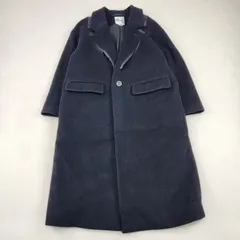 noir kei ninomiya　チェスターコート　現行　ロング丈　カシミヤ　ブラック　大きめデザイン