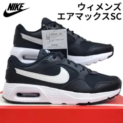 ナイキ ウィメンズ エア マックス SC CW4554  001 ブラック/ホワイト 箱無しお届け