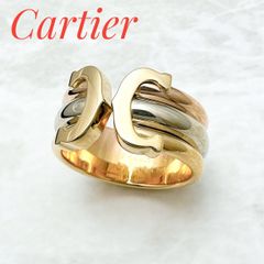 Cartier 2C ラージ リング スリーカラー 6号 #46 7.7g - メルカリ