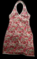 フラワー パータン ホルターネック ミニ ONE PIECE