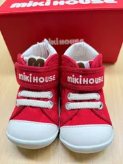 【タグ付き】ミキハウス 11.5センチ ベビーシューズ ファーストシューズ　赤