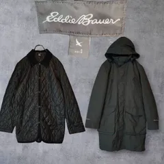エディーバウアー 3WAY モッズコート 黒 S ライナー付 STORMREPEL キルティング ジャケット ミリタリー