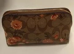M2　コーチ　COACH　ポーチ　小物　花柄　シグネチャー