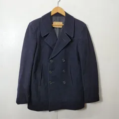 70s フランス海軍 ピーコート HCC BREST Pコート メルトンウール 古着 EURO VINTAGE French military ミリタリー トラッド アイビー メンズ 92 ネイビー系 B300のサムネイル