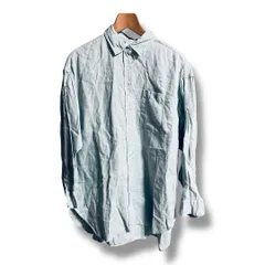 URBAN RESEARCH DOORS アーバンリサーチドアーズ リネンワイドシャツ 長袖 麻 羽織り トップス シャツ レディース サイズ1 ミントグリーン 春 久喜倉庫店 1 No.K1410