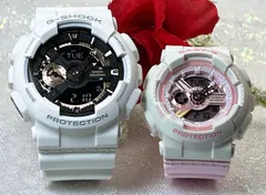 【これからの未来も、あなたと一緒に刻みたい】恋人たちのGショック ペアウオッチ G-SHOCK BABY-G  ペア腕時計 カシオ 2本セット  GA-110RG-7AJF BA-110PD-4AJF 電池式 誕生日 御祝い還暦 銀婚式 結婚記念日 婚約 人気
