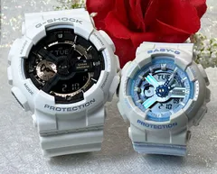 【これからの未来も、あなたと一緒に刻みたい】恋人たちのGショック ペアウオッチ G-SHOCK BABY-G  ペア腕時計 カシオ 2本セット  GA-110RG-7AJF BA-110PD-2AJF 電池式 誕生日 御祝い還暦 銀婚式 結婚記念日 婚約 人気