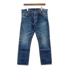 VISVIM ビズビム ヴィズヴィム デニムパンツ ジーンズ Gパン SOCIAL SCULPTURE 10 DAMAGED メンズ L28 W36 インディゴ ボトムス DM17915■のサムネイル