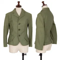 ジュンヤワタナベ コムデギャルソンJUNYA WATANABE COMME des GARCONS コットンエルボーパッチショートジャケット カーキXSのサムネイル