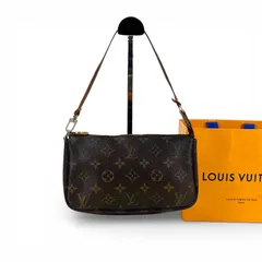 ルイヴィトン　LOUIS VUITTON アクセソワール　ポシェット　モノグラムレザー　アクセサリーポーチ　ミニハンドバッグ