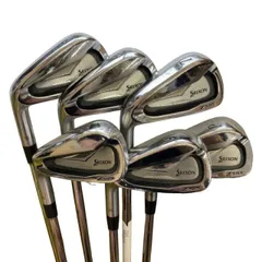 【中古】 ダンロップ SRIXON Z585 6S レフティ アイアンセット IR 純正特注シャフト (フレックスS) メンズ 男性用 左利き レフティ 左用 Cランク ゴルフクラブ
