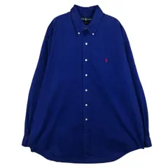 古着 ラルフローレン Ralph Lauren BLAKE 長袖 ボタンダウンシャツ メンズXL相当/eaa610132