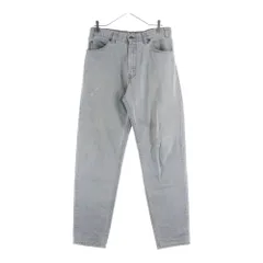 Levi's (リーバイス) 90s 550 ボタン裏刻印585 オレンジタブ テーパード デニム パンツ ブラック