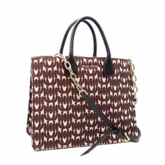 ミュウミュウ(Miu Miu) ミュウミュウ × エムエムパリス トートバッグ レディース ブラック 黒 ジャガード レザー