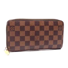 ルイ・ヴィトン(Louis Vuitton) ルイ・ヴィトン ラウンド 長財布 ダミエエベヌ ジッピー・ウォレット  レディース N60015
