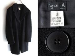 agnes b. アニエスベー チェスターコート カシミヤ アンゴラ ウール S