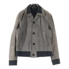 Maison Margiela 10 (メゾン マルジェラ) 本人期 Leather Jacket リブレザージャケット ブラウンのサムネイル