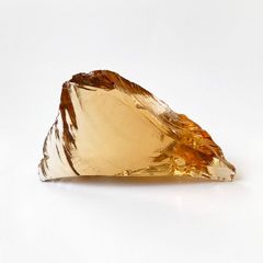 新品】Yuri Iwamoto 透明な黄色のガラスオブジェ アート - メルカリ