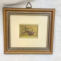 ドイツ ロマンチック街道 ローテンブルク?絵画55/400 サイン入り