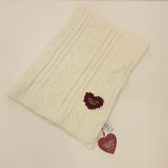 【姫路東店】 中古 gelato pique | ジェラートピケ その他小物 ハートアランブランケット PWGG251693 クリーム 【136】