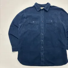 L.L.Bean エルエルビーン シャモアクロスシャツ ネルシャツ 厚手 ヘビーネル ネイビー 紺 XL TALL トールサイズ ビッグサイズ ゆるだぼ オーバーサイズ 無地 ワーク アメカジ ストリート 古着 ヴィンテージ ビンテージ【2066ST】
