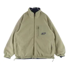 NIKE ACG (ナイキエーシージー) 00S ALL CONDITIONS GEAR ZIP UP REVERSIBLE FLEECE NYLON JACKET リバーシブル フリース ナイロン ジャケット ブラウン/ネイビー F0-VTG
