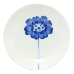 浜陶 波佐見焼 和山窯 flowers 小皿 約10.5cm 一輪花柄 1