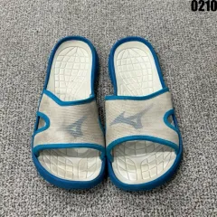 ミズノ ブルー 白 スリッパ