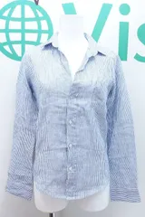 【205946】Frank&Eileen フランク＆アイリーン  ストライプ 長袖シャツ リネン 麻 BARRY